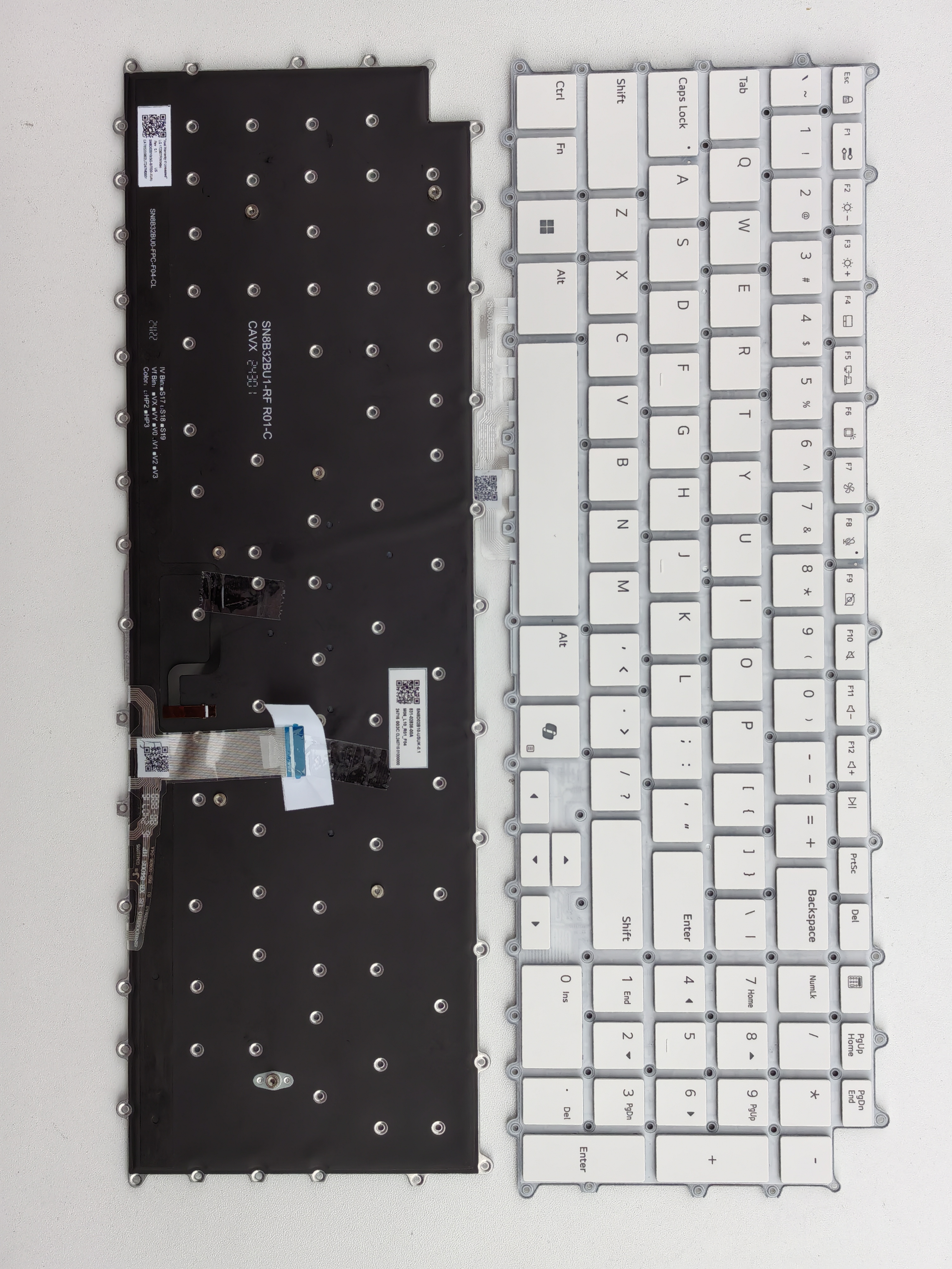 Picture of New Replacement Laptop Keyboard For LG 17Z90TP AI key WHITE Backlit US Layout
